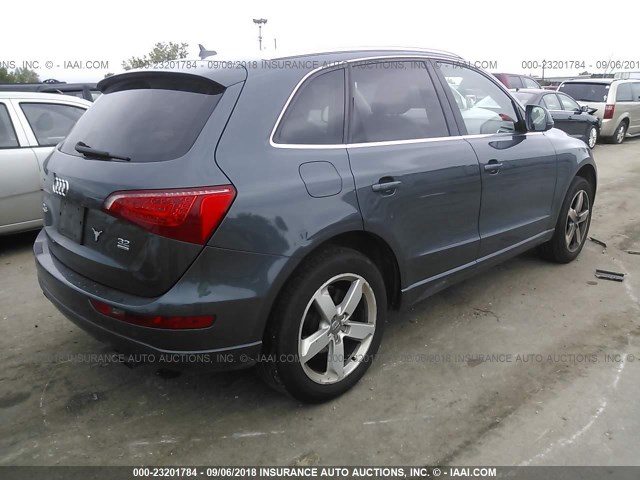 WA1LKAFP5AA009221 - 2010 AUDI Q5 PREMIUM PLUS BLUE photo 4