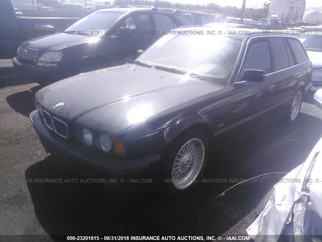 WBAHJ6329SGD26423 - 1995 BMW 525 IT AUTOMATIC BLACK photo 2