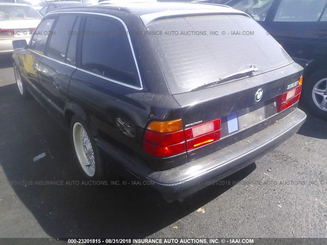 WBAHJ6329SGD26423 - 1995 BMW 525 IT AUTOMATIC BLACK photo 3