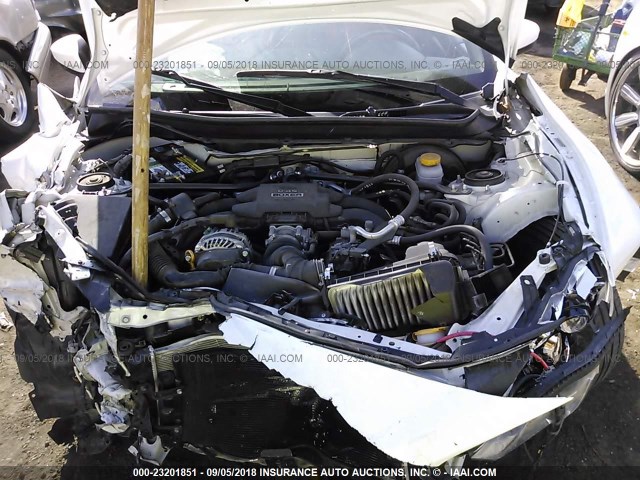 JF1ZNAA11D2727864 - 2013 TOYOTA SCION FR-S WHITE photo 10