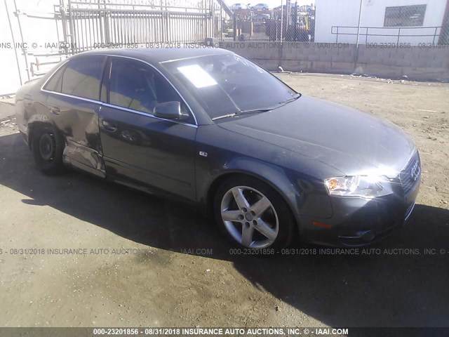 WAUAF78E56A017419 - 2006 AUDI A4 2/TURBO GRAY photo 1