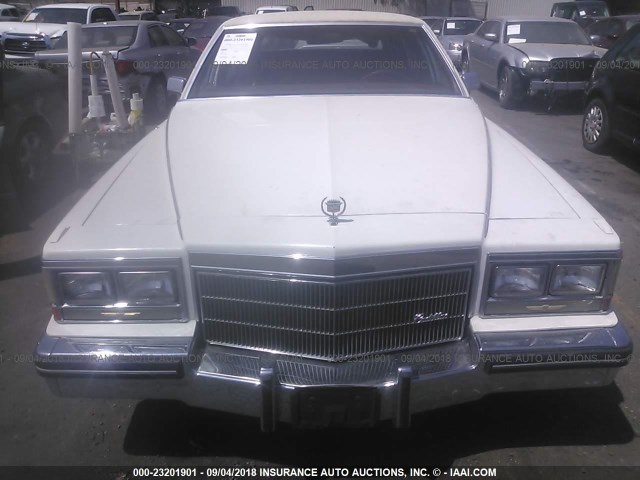 1G6DW6982F9739289 - 1985 CADILLAC FLEETWOOD BROUGHAM WHITE photo 6