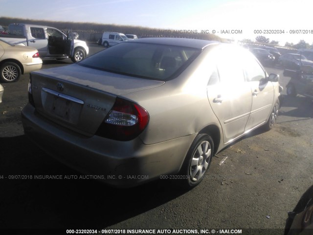 4T1BE32K04U374158 - 2004 TOYOTA CAMRY LE/XLE/SE Қоңыр фото 4