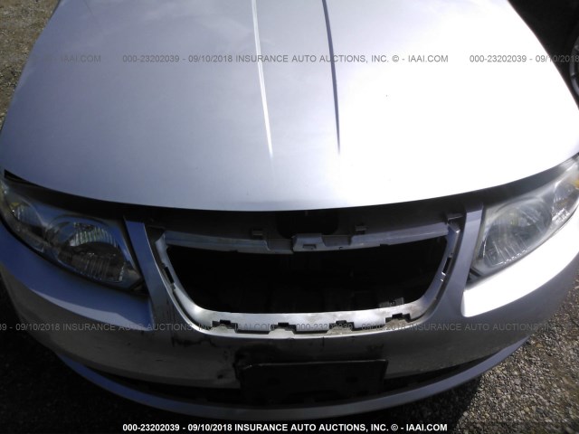 1G8AJ55F76Z102504 - 2006 SATURN ION LEVEL 2 SILVER photo 6