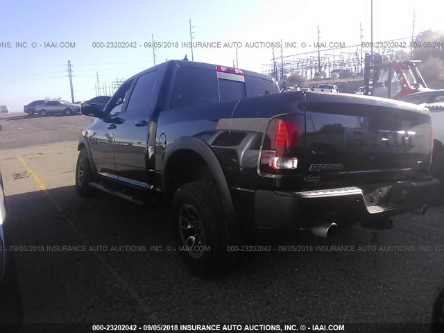 1C6RR7YT0HS529704 - 2017 RAM 1500 REBEL BLACK photo 3