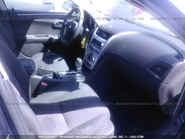 1G1ZH57BX84229948 - 2008 CHEVROLET MALIBU 1LT Dark Blue photo 5