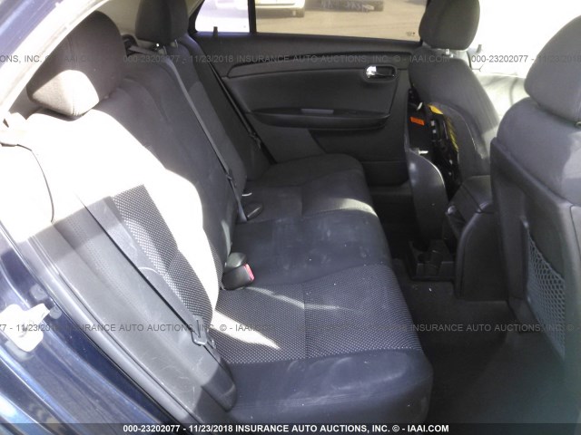 1G1ZH57BX84229948 - 2008 CHEVROLET MALIBU 1LT Dark Blue photo 8