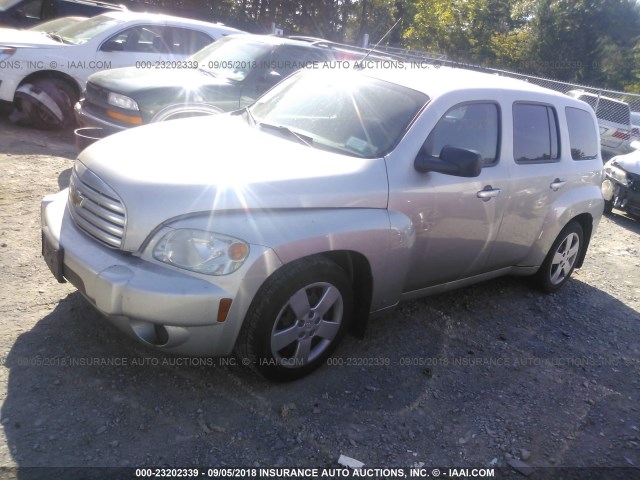3GNDA13D97S632847 - 2007 CHEVROLET HHR LS SILVER photo 2