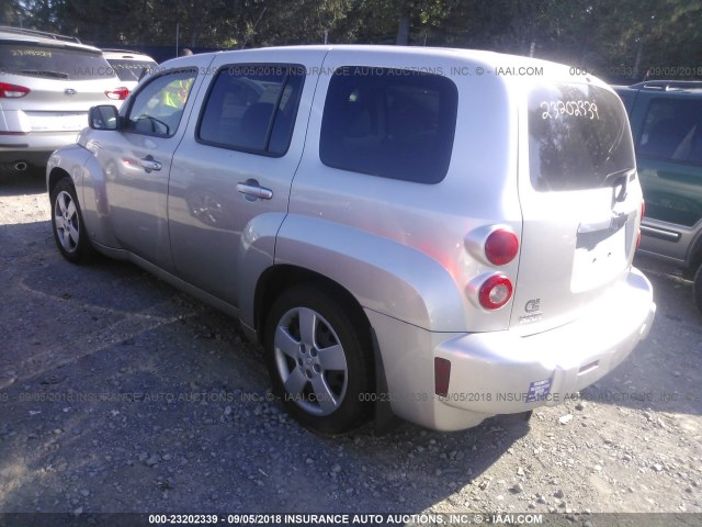 3GNDA13D97S632847 - 2007 CHEVROLET HHR LS SILVER photo 3