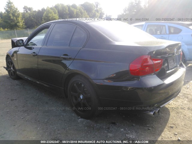 WBAPH5C50BA445022 - 2011 BMW 328 I SULEV BLACK photo 3