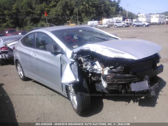 KMHDH4AE2BU135628 - 2011 HYUNDAI ELANTRA GLS/LIMITED Արծաթագույն լուսանկար 1