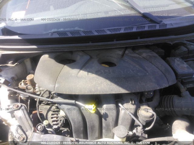KMHDH4AE2BU135628 - 2011 HYUNDAI ELANTRA GLS/LIMITED Արծաթագույն լուսանկար 10