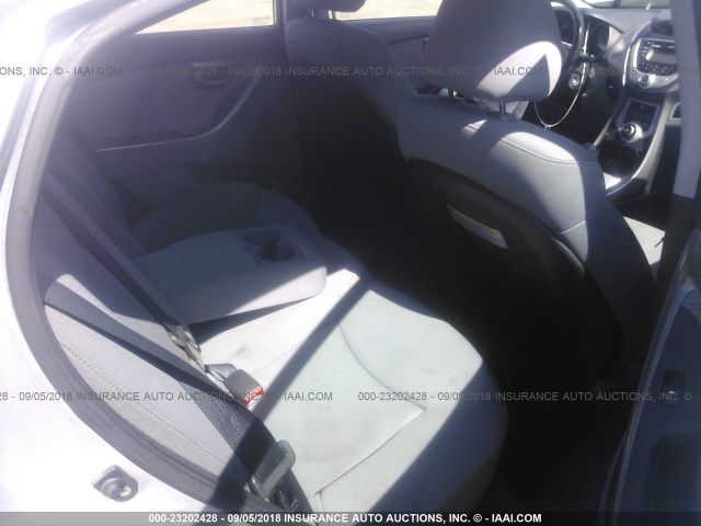 KMHDH4AE2BU135628 - 2011 HYUNDAI ELANTRA GLS/LIMITED Արծաթագույն լուսանկար 8