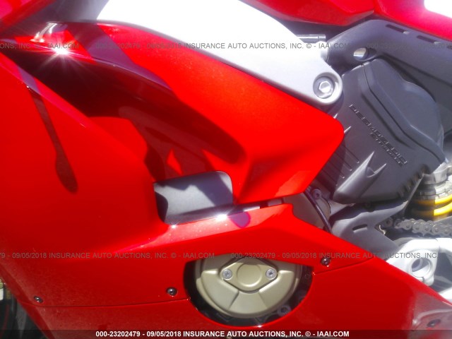 ZDMDAGNW6JB001393 - 2018 DUCATI PANIGALE V4/V4S/V4S SPECIALE RED photo 9