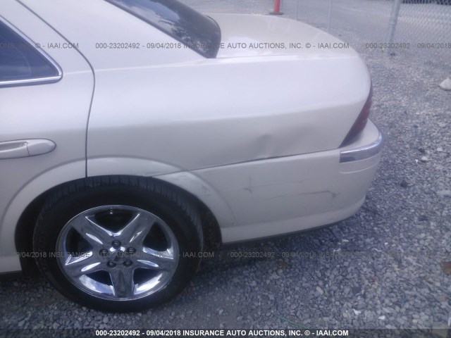 1LNHM86S02Y646184 - 2002 LINCOLN LS თაფლისფერი ფოტო 6