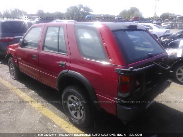 4S6CM58V2T4410054 - 1996 HONDA PASSPORT EX/LX 红色 照片 3