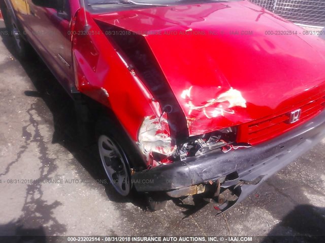 4S6CM58V2T4410054 - 1996 HONDA PASSPORT EX/LX 红色 照片 6