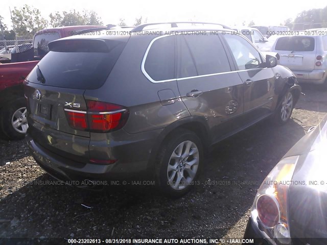 5UXZV4C5XD0B12626 - 2013 BMW X5 XDRIVE35I Qəhvəyi foto 4