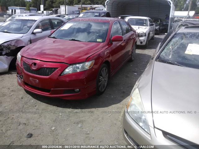 4T1BE46K17U093586 - 2007 TOYOTA CAMRY NEW GENERAT CE/LE/XLE/SE RED photo 2