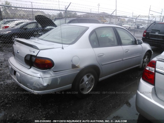 1G1NE52J22M608990 - 2002 CHEVROLET MALIBU LS Gümüş foto 4