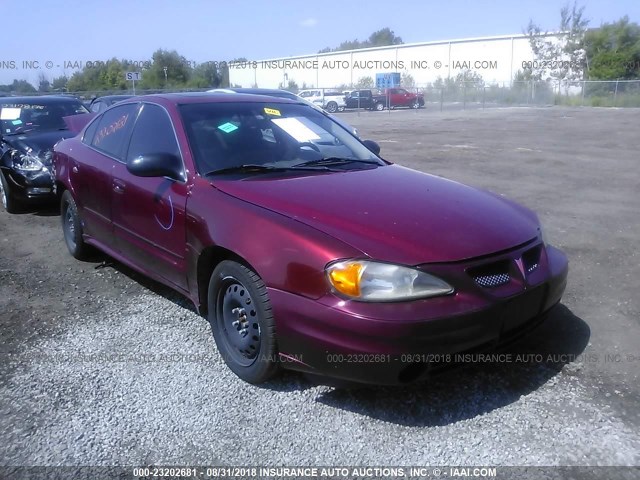 1G2NF52E74M558165 - 2004 PONTIAC GRAND AM SE1 MAROON photo 1