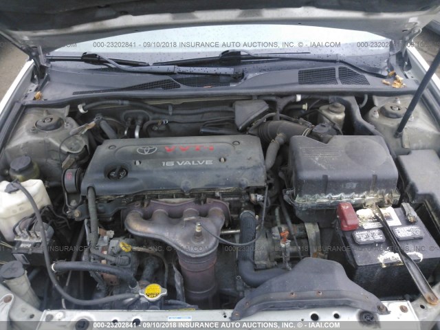4T1BE32K05U076081 - 2005 TOYOTA CAMRY LE/XLE/SE 银色 照片 10