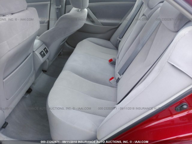 4T1BB46K58U060181 - 2008 TOYOTA CAMRY HYBRID RED photo 8