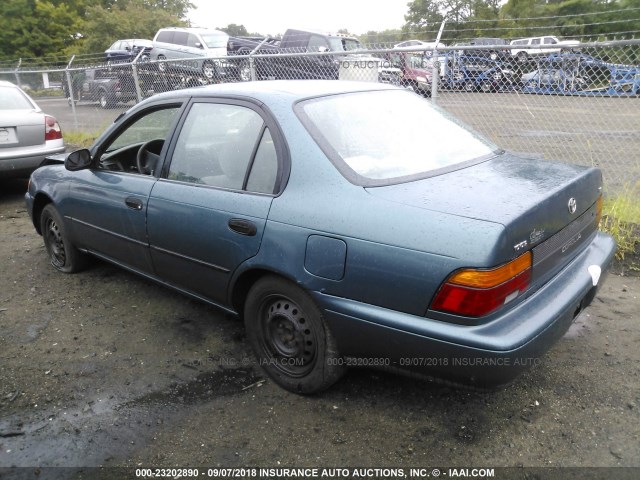 2T1AE09B8SC124973 - 1995 TOYOTA COROLLA LE/DX 绿色 照片 3