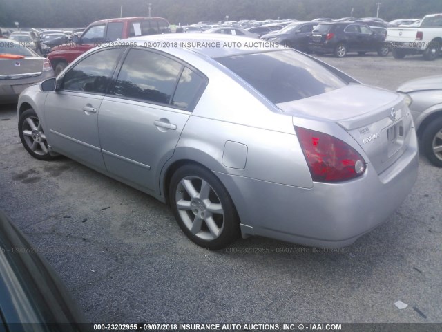 1N4BA41E74C854548 - 2004 NISSAN MAXIMA SE/SL SILVER photo 3