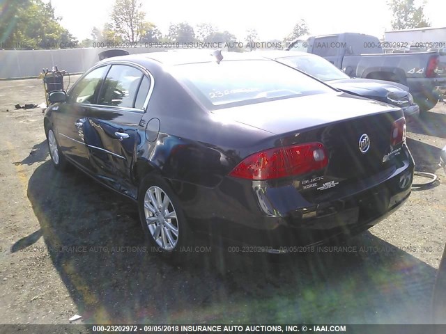 1G4HD57M19U137799 - 2009 BUICK LUCERNE CXL MAROON photo 3