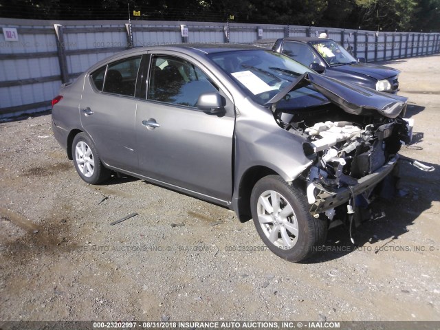 3N1CN7AP8EL865783 - 2014 NISSAN VERSA S/S PLUS/SV/SL GRAY photo 1