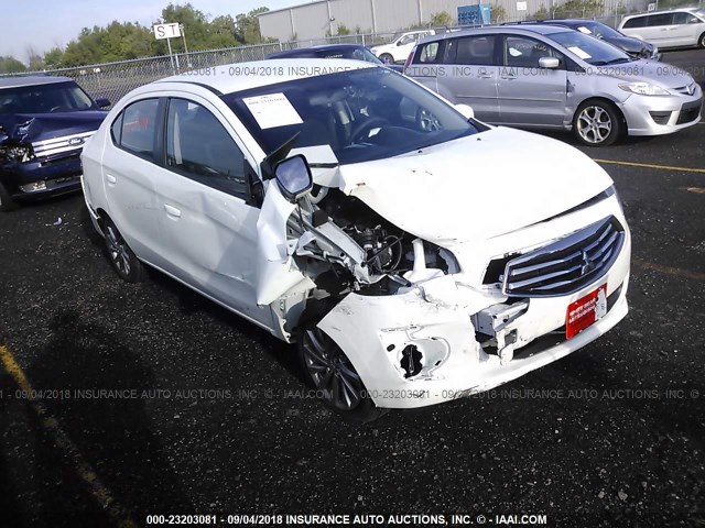 ML32F3FJ8JHF06788 - 2018 MITSUBISHI MIRAGE G4 ES Blanco foto 1