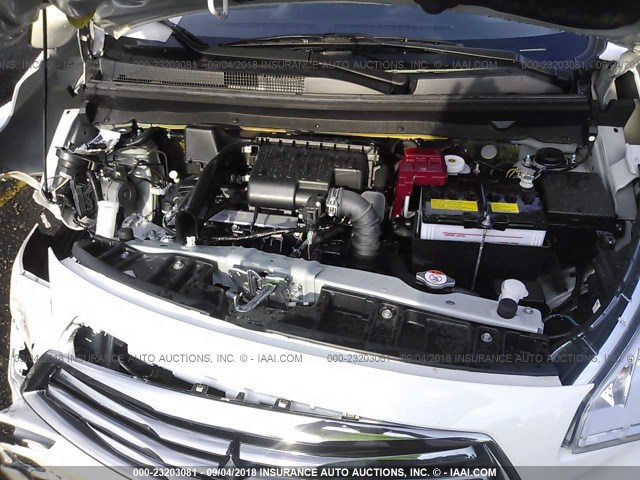 ML32F3FJ8JHF06788 - 2018 MITSUBISHI MIRAGE G4 ES Blanco foto 10