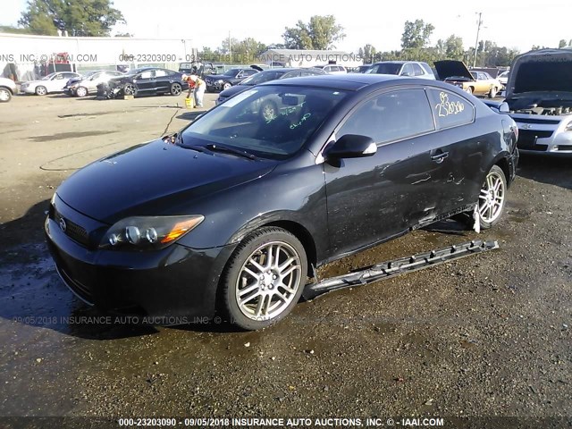 JTKDE167390290012 - 2009 TOYOTA SCION TC BLACK photo 2