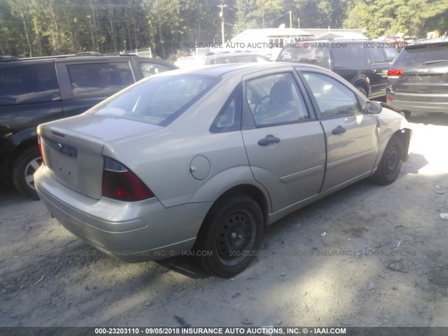 1FAFP34N37W320181 - 2007 FORD FOCUS ZX4/S/SE/SES 金色 照片 4