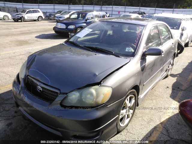 2T1BY30EX5C353115 - 2005 TOYOTA COROLLA XRS GRAY photo 2