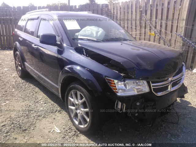 3D4PH3FG7BT522842 - 2011 DODGE JOURNEY CREW BLACK photo 1