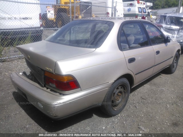 2T1AE09B8SC130689 - 1995 TOYOTA COROLLA LE/DX ოქროსფერი ფოტო 4