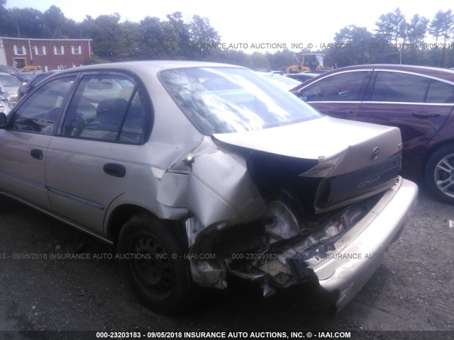 2T1AE09B8SC130689 - 1995 TOYOTA COROLLA LE/DX ოქროსფერი ფოტო 6