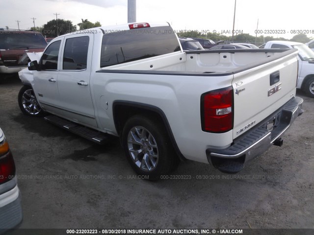 3GTP1VEC6EG472430 - 2014 GMC SIERRA C1500 SLT WHITE photo 3