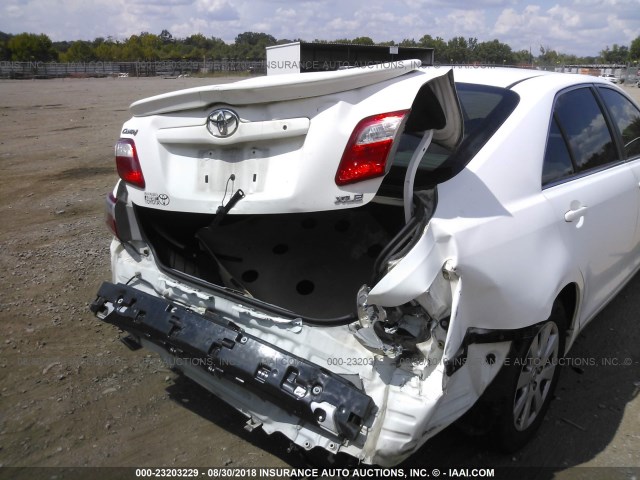 4T1BK46K19U586308 - 2009 TOYOTA CAMRY SE/LE/XLE WHITE photo 6