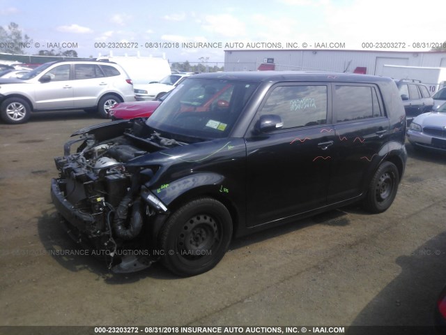JTLKE50E981007414 - 2008 TOYOTA SCION XB Қара фото 2