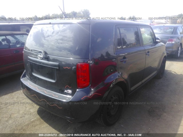 JTLKE50E981007414 - 2008 TOYOTA SCION XB Қара фото 4