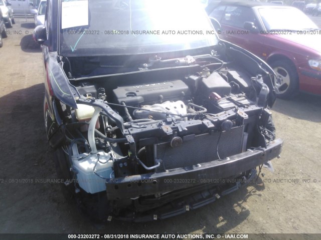 JTLKE50E981007414 - 2008 TOYOTA SCION XB Қара фото 6