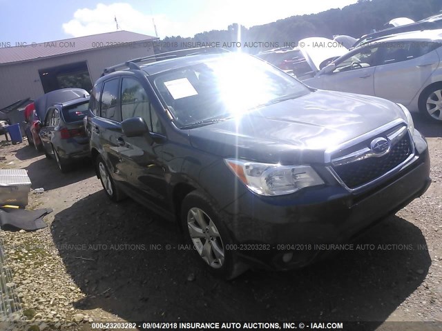 JF2SJAHC6FH431464 - 2015 SUBARU FORESTER 2.5I LIMITED GRAY photo 1