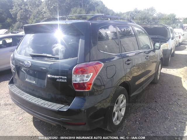 JF2SJAHC6FH431464 - 2015 SUBARU FORESTER 2.5I LIMITED GRAY photo 4