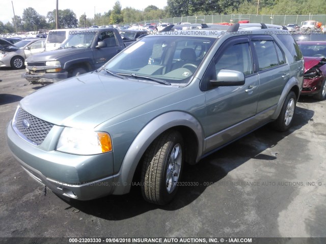 1FMDK02167GA23250 - 2007 FORD FREESTYLE SEL GREEN photo 2