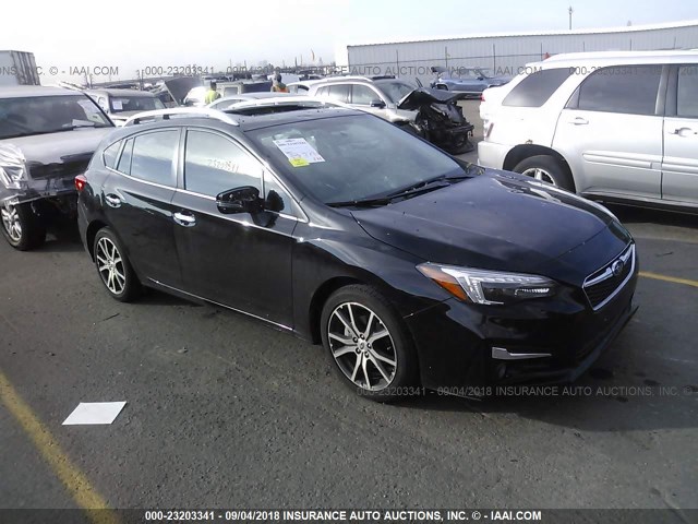 4S3GTAU66J3701300 - 2018 SUBARU IMPREZA LIMITED BLACK photo 1