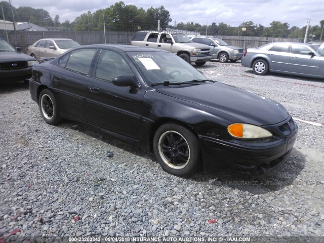 1G2NW52E03C110371 - 2003 PONTIAC GRAND AM GT BLACK photo 1