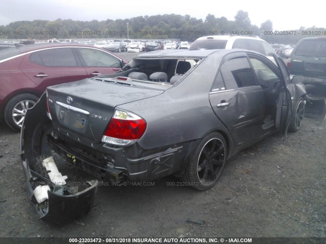 4T1BE32K56U702032 - 2006 TOYOTA CAMRY LE/XLE/SE GRAY photo 4